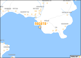 map of Nagata