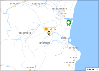 map of Nagata