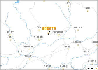 map of Nagata