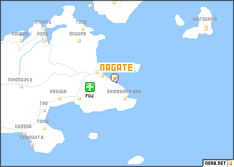 map of Nagate