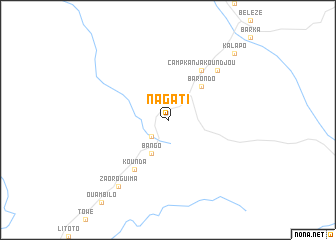 map of Nagati