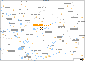 map of Nāgāwaram
