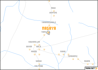 map of Nagaya