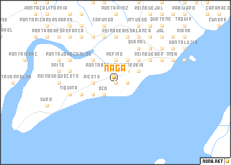 map of Naga