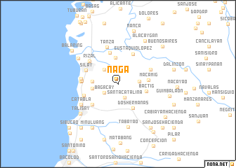 map of Naga