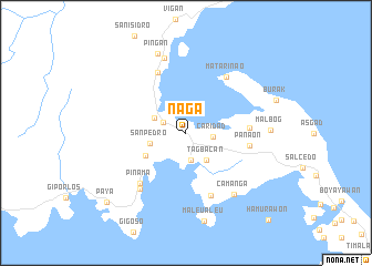 map of Naga