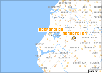 map of Nagbacalan