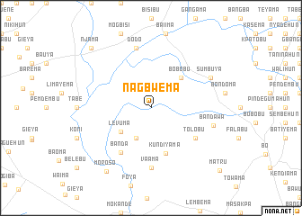 map of Nagbwema