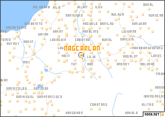 map of Nagcarlan