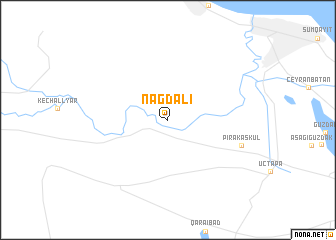 map of Nağdalı