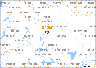map of Nāgda