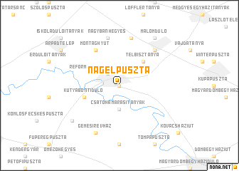 map of Nagelpuszta