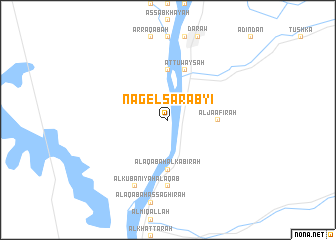 map of Nag` el Sarâbyî