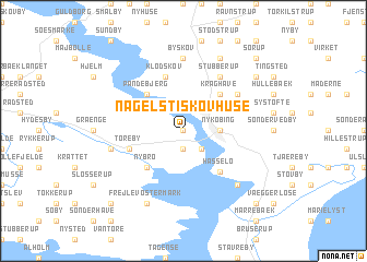 map of Nagelsti Skovhuse