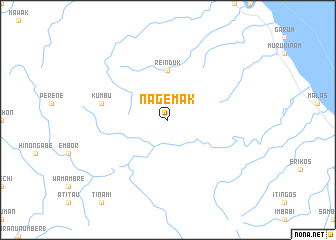 map of Nagemak