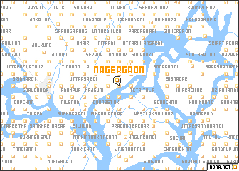 map of Nāgergaon
