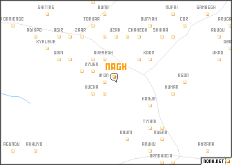 map of Nagh