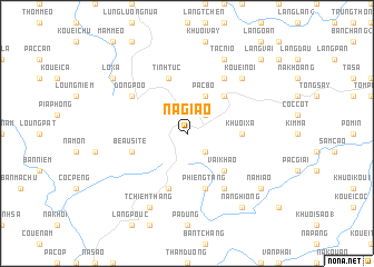 map of Nà Giảo