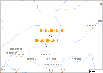 map of Naglibacan