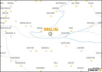 map of Naglīši