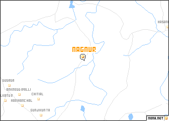 map of Nāgnūr