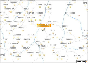 map of Nagojje