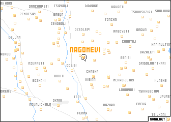 map of Nagomevi