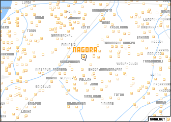 map of Nāgora