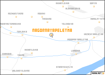 map of Nagornaya Pelet\