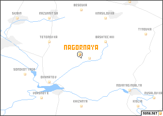 map of Nagornaya