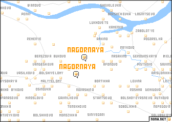 map of Nagornaya