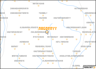 map of Nagornyy