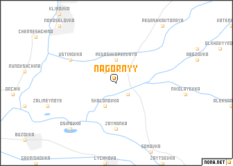map of Nagornyy