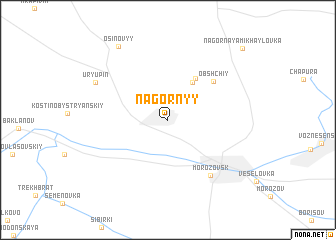 map of Nagornyy
