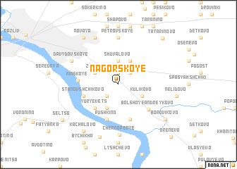 map of Nagorskoye