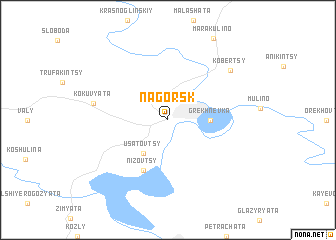 map of Nagorsk