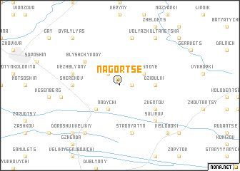 map of Nagortse