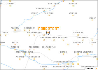 map of Nagoryany