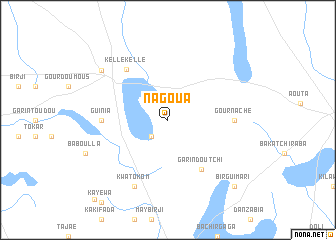 map of Nagoua