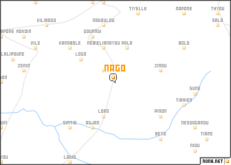 map of Nago