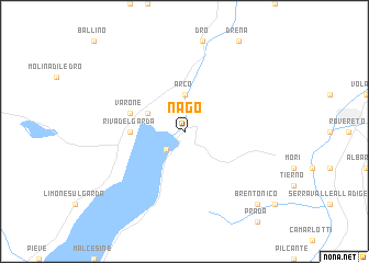 map of Nago