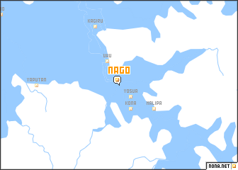 map of Nago