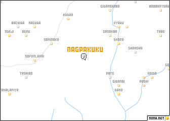 map of Nagpakuku