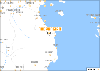 map of Nagpangian