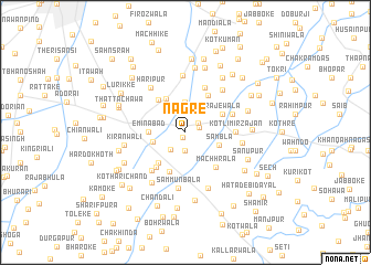 map of Nagre