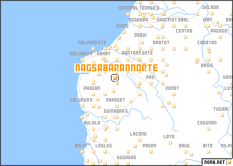 map of Nagsabaran Norte