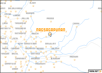 map of Nagsagapunan