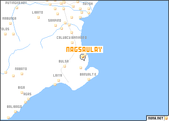 map of Nagsaulay