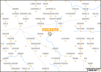 map of Nagséné