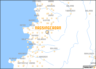 map of Nagsingcaoan